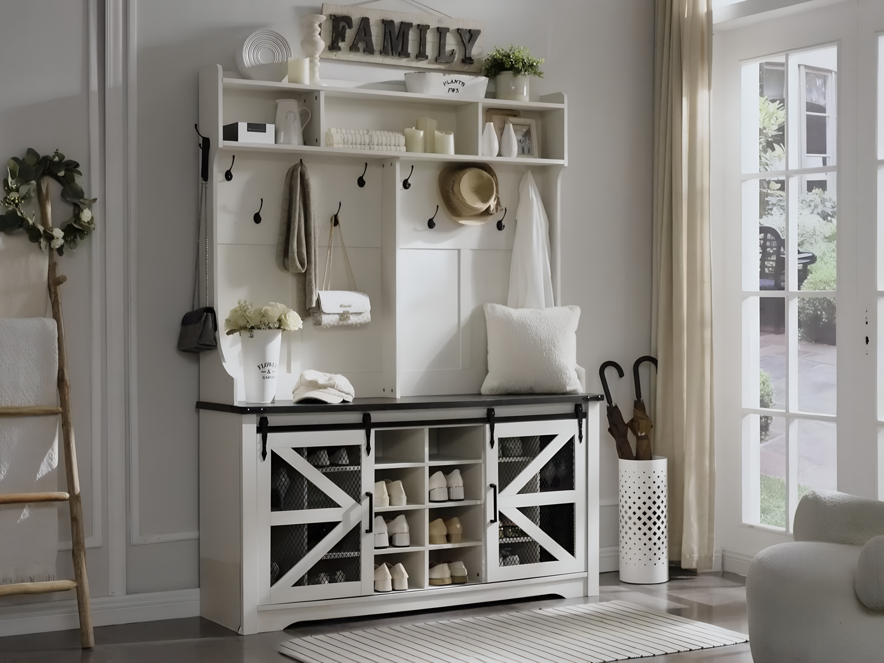 Farmhouse Functionality Meets Modern Style: The Ultimate Entryway Upgrade